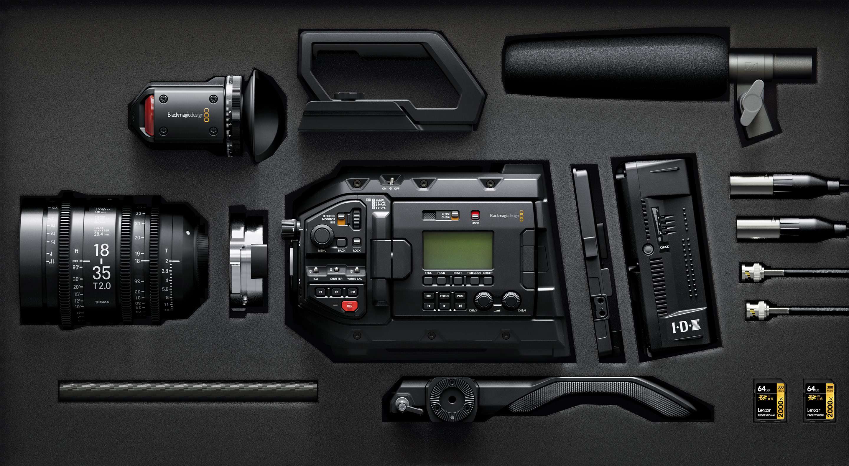 BLACKMAGIC URSA MINI PRO超35MM全幅4K電影級(jí)攝影機(jī)